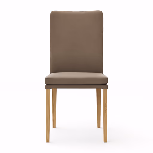 Stuhl Tuma - Leder, Kitt