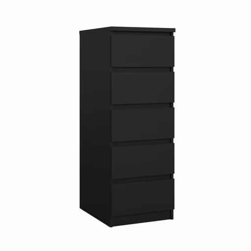 Kommode - B ca. 41 cm, Schwarz