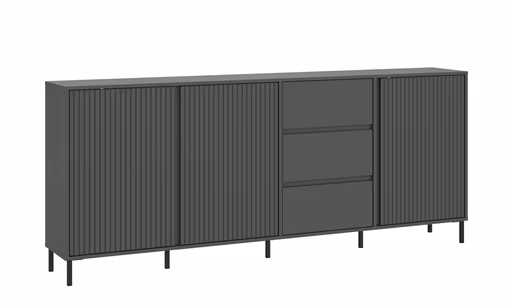 Sideboard - B ca. 212 cm, Anthrazit