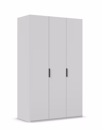 Drehtürenschrank ROVERO- B ca. 135 cm, Hellgrau