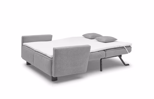 Funktionssofa EASY Optik D - 2-Sitzer, 140 cm inkl. Schlaffunktion, Stoff, Gelb