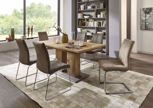 Esstisch - ausziehbar, LB. ca. 160x95cm, Dekor Eiche