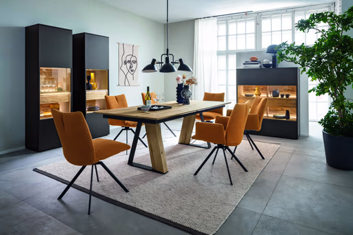 Esstisch - ausziehbar, LB ca. 220x100 cm, Eiche Furnier