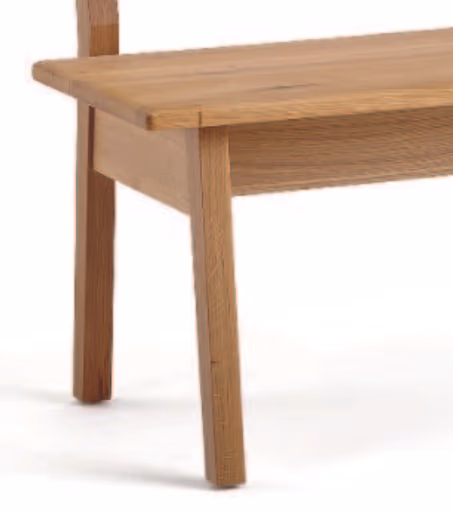 Holzbank - Breite ca. 180 cm, Asteiche massiv