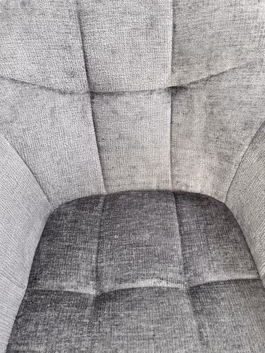 Armlehnstuhl MARLE - drehbar, Stoff, Anthrazit