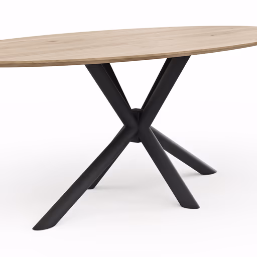 Esstisch Phoenix - LB ca. 240x110cm, Eiche, eco snow lackiert