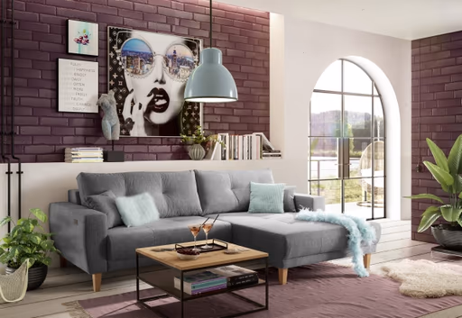 Couchtisch - LB ca. 70x70 cm, Wildeiche Massiv, Schwarz