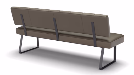 Polsterbank Carmelo - Breite ca. 183 cm, Leder, Olive