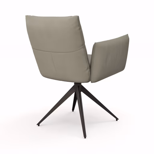 Armlehnstuhl Coscino - Leder, Safari