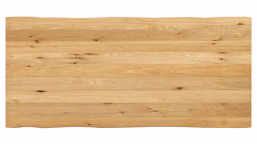 Esstisch Clifton - LB ca. 220x100 cm, Wildeiche massiv, Schwarz verfüllt