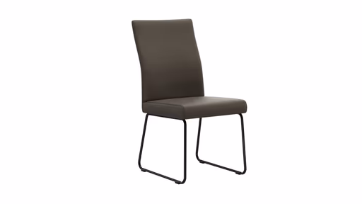 Polsterstuhl Carmelo - Leder, Olive