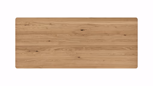 Esstisch Phoenix - LB ca. 240x100cm, Eiche geölt mit Epoxidharz dunkel