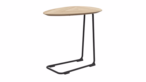 Sofatisch Fano - LBH ca. 57x39x54 cm, Eiche natur, Furnier