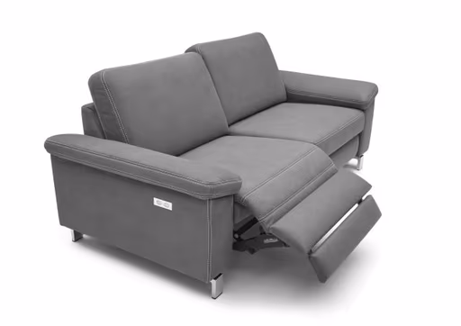 Sofa CALM PLUS - 3-Sitzer, 2x Relaxfunktion, Stoff, Braun