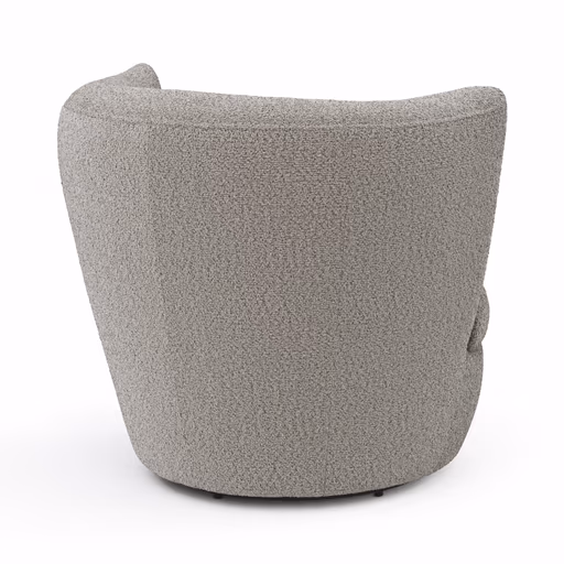 Sessel Cativa -  drehbar, Stoff, Graubeige