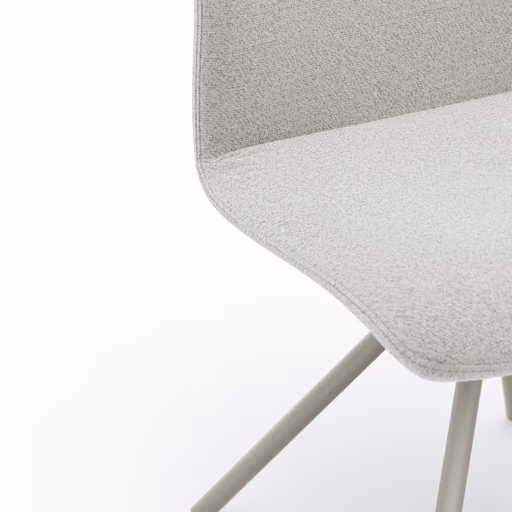 Stuhl Sedana - Stoff, Grau