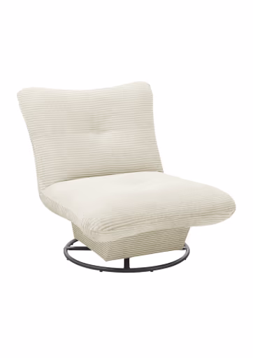 Drehsessel - Stoff, Creme