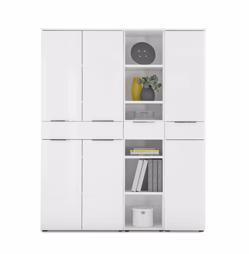 Büroregal - B ca. 40 cm, Weiß