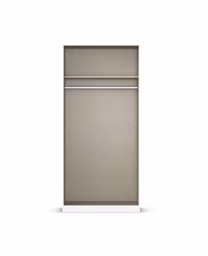 Drehtürenschrank RHONDA- B ca. 91 cm, Weiß