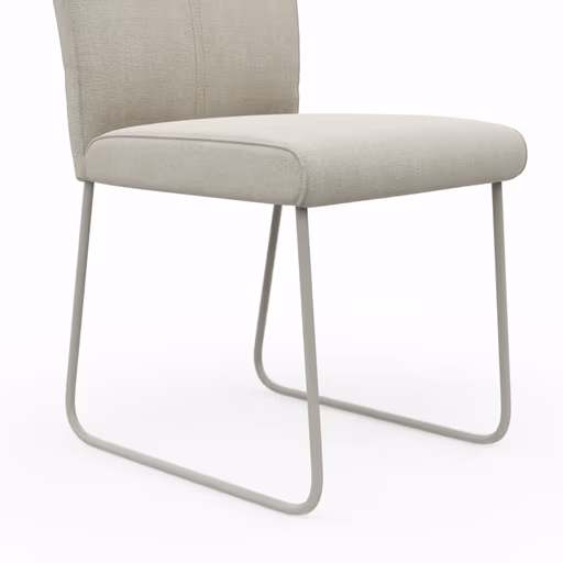 Stuhl Cosyra - Stoff, Natur