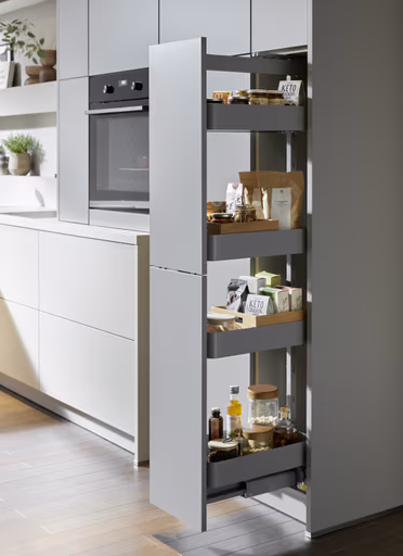 L-Küche 50.100 CO 3 525, Kieselgrau