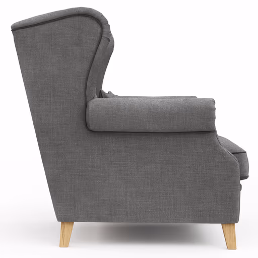 Sessel Mapleton - Stoff, Anthrazit