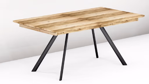 Esstisch - ausziehbar, LB ca. 290x100 cm, Eiche furniert