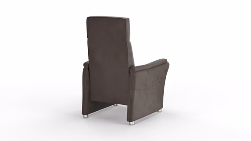 Relaxsessel Arima H - Kopf-/Fußteil/Rückenlehne verstellbar, Stoff, Dunkelbraun