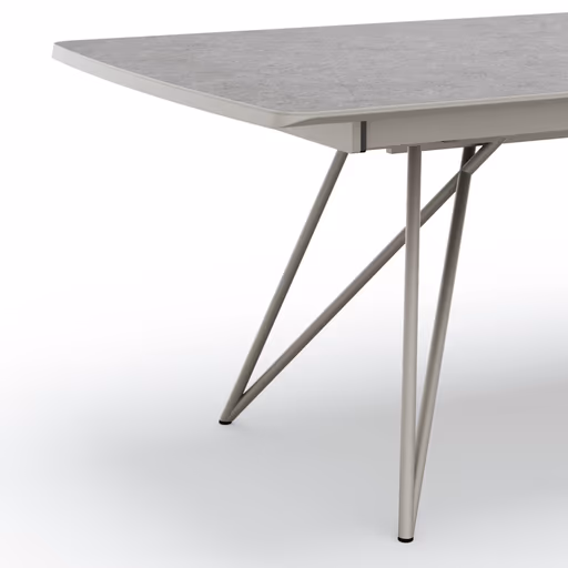 Esstisch Sedana - LB ca. 200x100 cm, HPL, Grau