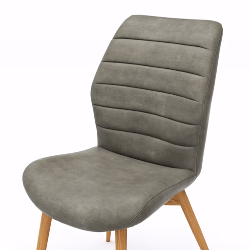 Stuhl Dalyan - Stoff, Grau