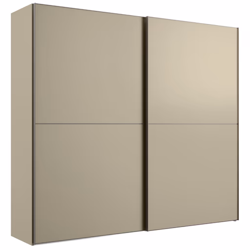 Schwebetürenschrank Solina Dover - B ca. 273 cm, Lack, Cappuccino