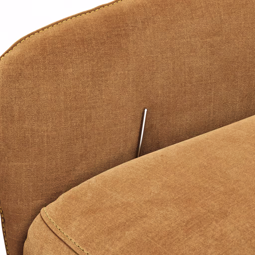 Relaxsessel Clemens - Größe M, inkl. Relaxfunktion, Stoff, Gold