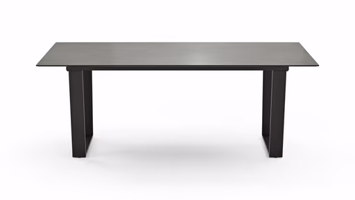 Esstisch Dinner - LB ca. 200x95 cm, Kunststoff, Grau