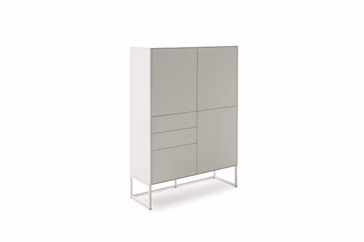Highboard Ove - Lack, Kreide