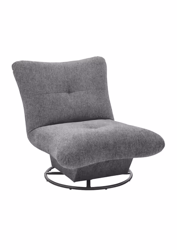 Drehsessel - Stoff, Anthrazit