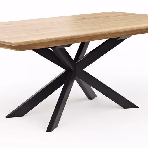 Esstisch Talara Lola - beidseitig ausziehbar, LB ca. 200x100cm, Wildeiche Bianco