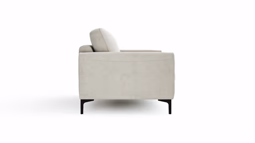 Sofa Oviedo - 3-Sitzer, Stoff, Natur