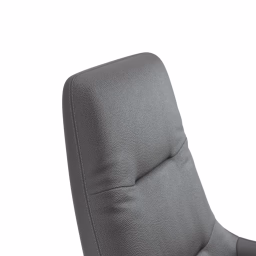 Relaxsessel Rufus - inkl. Relaxfunktion, Leder, Anthrazit