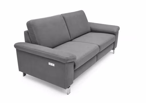 Sofa CALM PLUS - 3-Sitzer, 2x Relaxfunktion, Stoff, Anthrazit