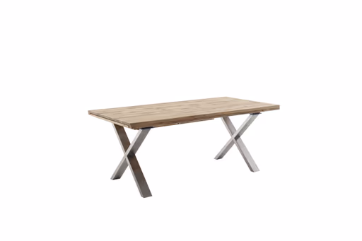 Esstisch - ausziehbar, LB ca. 200 (300)x100 cm, Wildeiche massiv