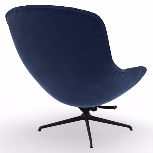 Sessel Unn - Stoff, Indigo