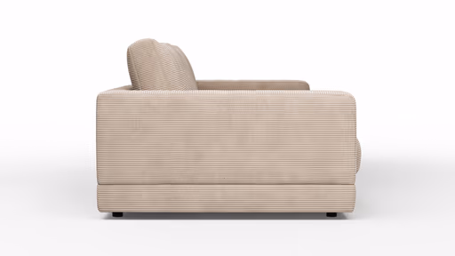 Sofa Juni - 3-Sitzer, Cord, Taupe