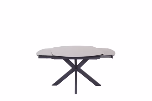 Esstisch MEGGIE - ausziehbar, LB ca. 130x100 cm, Glaskeramik, Grau