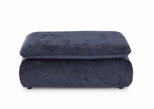 Hocker - Stoff, Dunkelblau