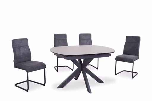 Freischwinger MAIDA - Stoff, Anthrazit