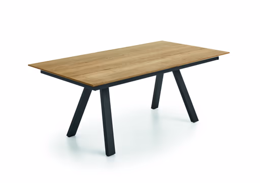 Esstisch - ausziehbar, LB ca. 290x100 cm, Eiche furniert