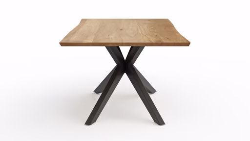 Esstisch Nayara - LB ca. 220x100 cm, Münsterland-Eiche massiv, geölt