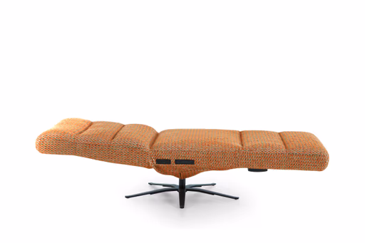 Einzelliege EM Cres - Relaxfunktion elektrisch, Stoff, Orange