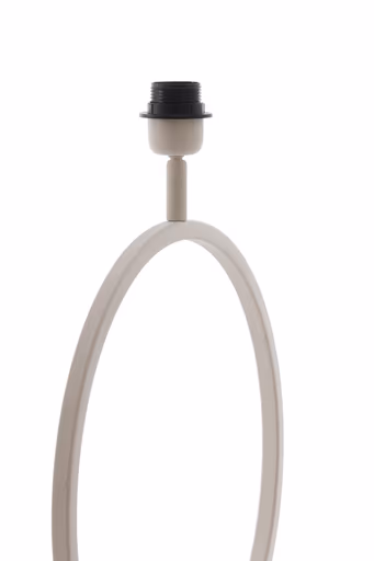 Lampfuß - LBH ca. 40x12,5x52 cm, Creme