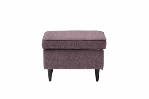Hocker - Webstoff, Aubergine